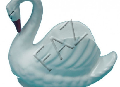 Design Vase Blumen Vasen Deko Töpfe Dekoration Deko Figur Statue Schwan tier Neu